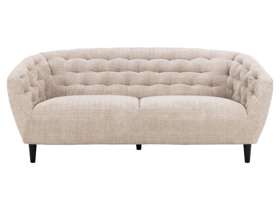 Sofa 3-osobowa Ria beżowa Juto 4 - ACTONA